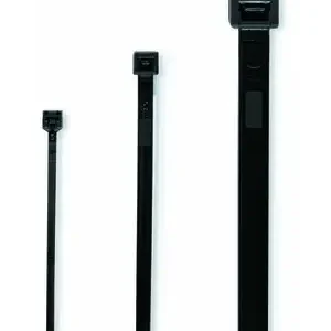 CIMCO Kabelbinder L360mm schwarz 4,5x1,5mm Kunststoff -40-105°C Kunststoffzunge/-nase(Verpackungseinheit: 100Stück) Aktuell