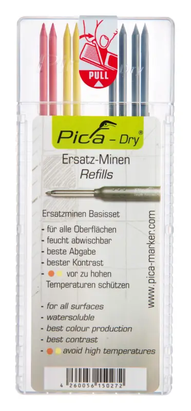 Meistverkauft Pica Ersatzminenset graphit + gelb und rot