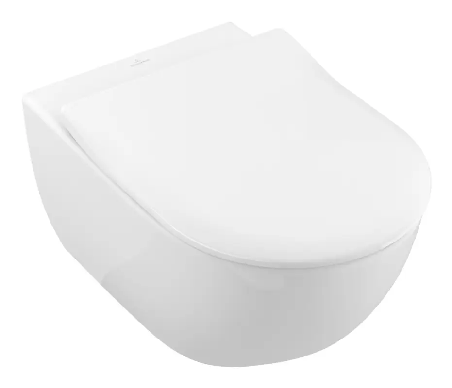 Villeroy & Boch Subway 2.0 Combi-Pack Tiefspül-WC DirectFlush wandhängend 370 x 560 x 365 mm - Weiß Alpin mit CeramicPlus Versand Am Gleichen Tag