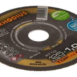 Schnäppchen Rhodius TOPline XT10 Extradünne Trennscheibe - 125 x 1 x 22,23 mm