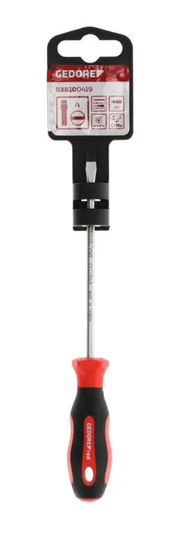 Solange Der Vorrat Reicht Gedore Red R38100419 2K-Schraubendreher Schlitz 4 mm 0.8 x 100 mm