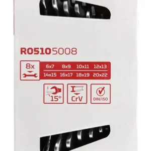 Gedore Red R05105008 Doppelmaulschlüssel-Satz SW6-22 mm 8-teilig Super-Preis