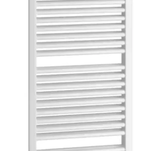 Aktuell Kermi Duett-E Bad- und Wohnheizkörper WWS - Regler Ausführung rechts 784 x 1188 x 74 mm - Weiß Soft (RAL 9016 MT) / Weiß