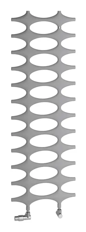 Abverkauf Kermi Ideos Bad- und Wohnheizkörper Ausführung rechts 758 x 1151 x 37 mm - Glanzsilber / Weiß