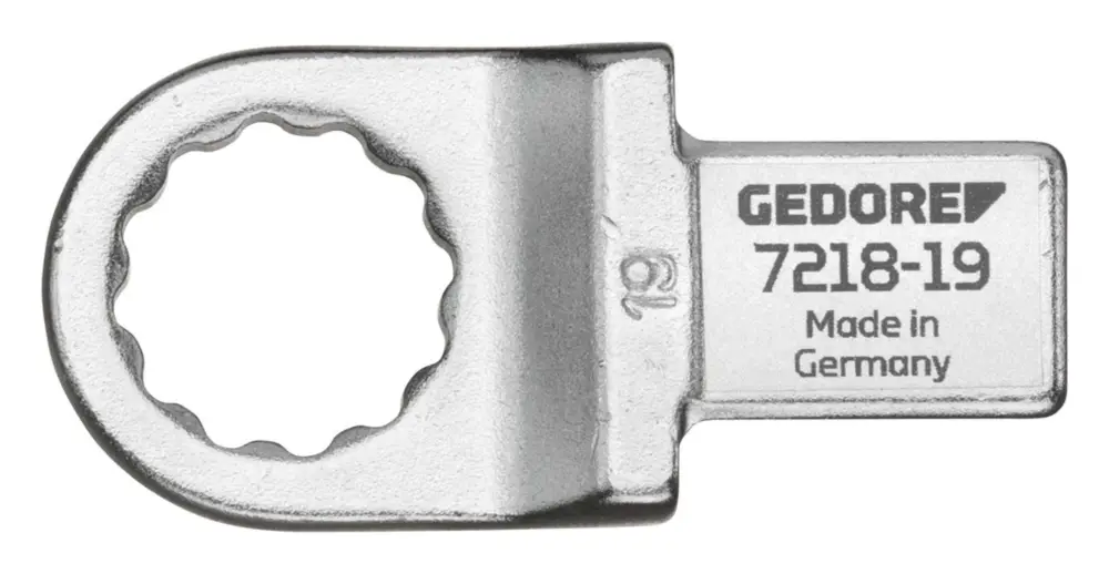 Echt Gedore Einsteck-Ringschlüssel 32 mm Aufnahme 14 x 18 mm 4-kant