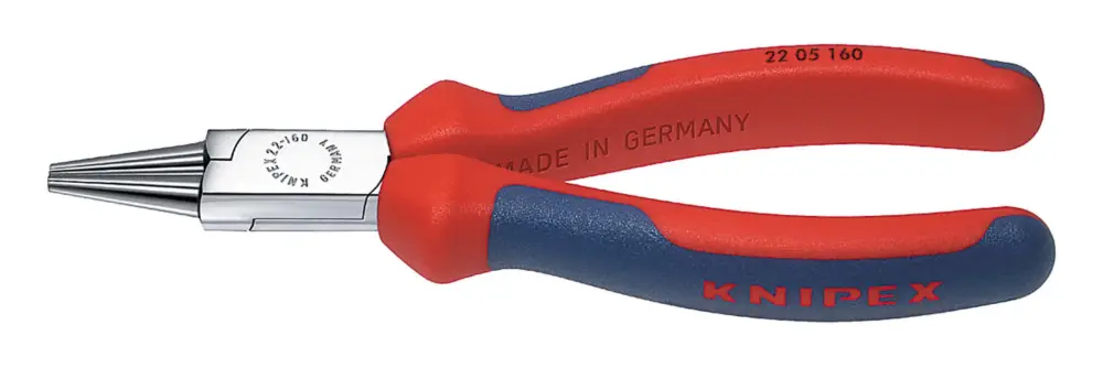 Angebot Knipex Rundzange verchromt 160 mm Griffe mit PVC