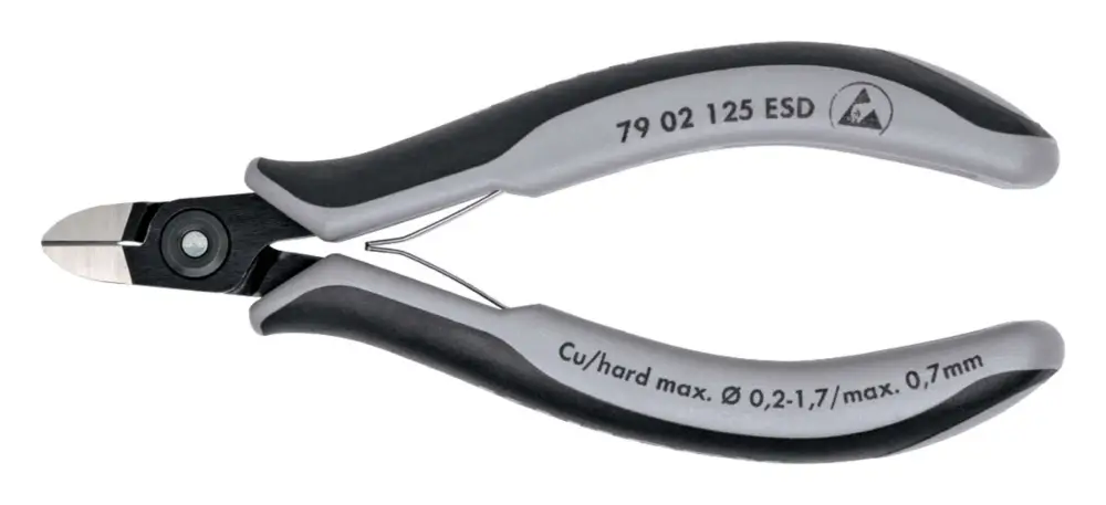 Knipex Präzisions Seitenschneider 125 mm Nr.7902 ESD Neu Im Sortiment