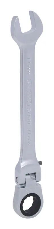 Letzte Chance KS Tools GEARplus Gelenk-Ratschenringmaulschlüssel feststellbar, 11 mm