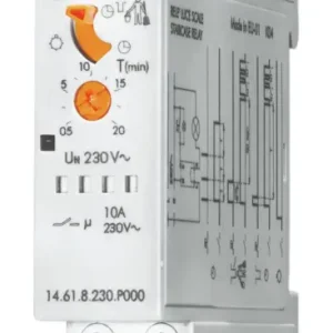 FINDER Treppenlichtzeitschalter REG 230VAC 1TE elektr.Ausschaltvorw 3Leiter flackern Letzte Chance