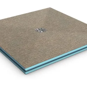 Sonderaktion Stadur Basic Board Klassik Quadratduschboard 800 mm x 800 mm Ablauf waagerecht