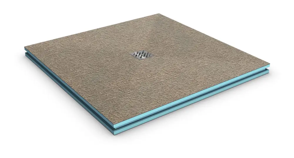 Highlight Stadur Basic Board Klassik Rechteckduschboard 1600 mm x 900 mm Ablauf senkrecht