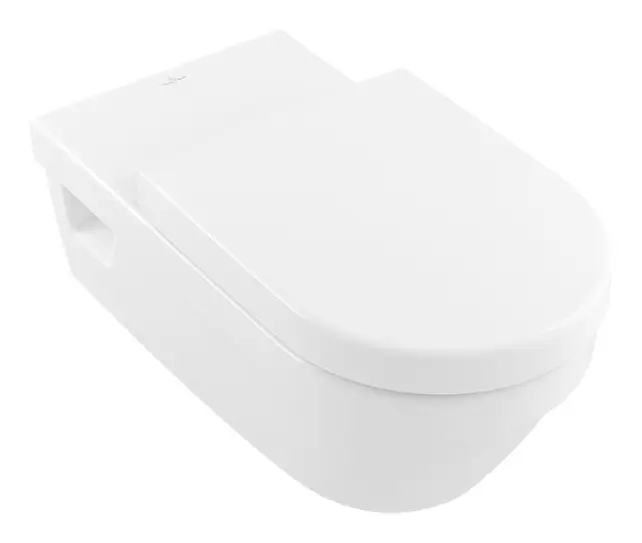 Villeroy & Boch ViCare Tiefspül-WC DirectFlush wandhängend 370 x 700 x 325 mm - Weiß Alpin mit CeramicPlus und AntiBac Neu