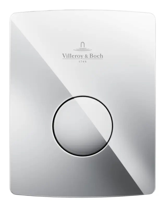 Villeroy & Boch ViConnect Installationssysteme WC-Betätigungsplatte 2-Mengen-Spülung 162 x 128 x 62 mm - Verchromt Nur Heute