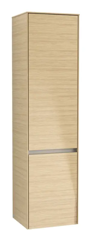 Villeroy & Boch Collaro Hochschrank 2 Türen Anschlag rechts 404 x 349 x 1538 mm - Nordic Oak / Soft Grey Preisreduziert