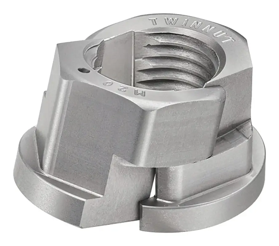 Jetzt Kaufen AMF Twinnut-Mutter mit Bund 6333S-M6