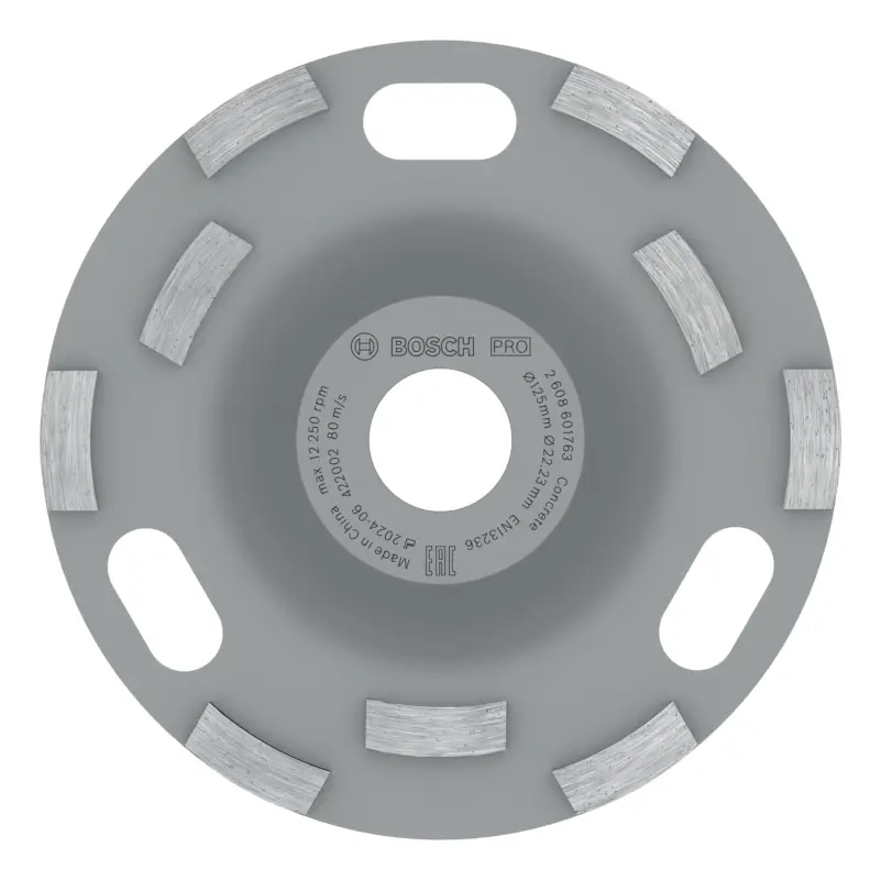 Bosch Pro Concrete Speed Schleifkopf, 50 x 125 mm, 22,23 mm Sichere Zahlung