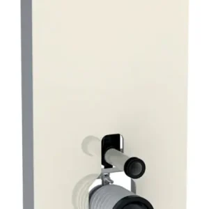 Geberit Monolith Sanitärmodul für Stand-WC Höhe 101 cm - Glas Sandgrau Echt