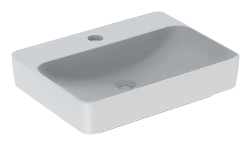 Sofort Bestellen Geberit VariForm Waschtisch rechteckig mit Hahnloch ohne Überlauf 600 x 450 mm - Weiß