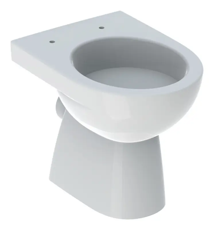 Beliebt Geberit Renova Tiefspül-WC bodenstehend Abgang horizontal - Weiß