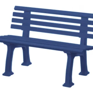 Letzte Chance Blome Gartenbank Ibiza 2-Sitzer Länge 1200 mm blau