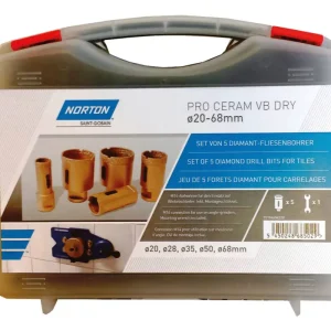 Preis Gesenkt Clipper Fliesenbohrkoffer für Winkelschleifer 6, 8, 10, 12, 35, 45, 68 mm