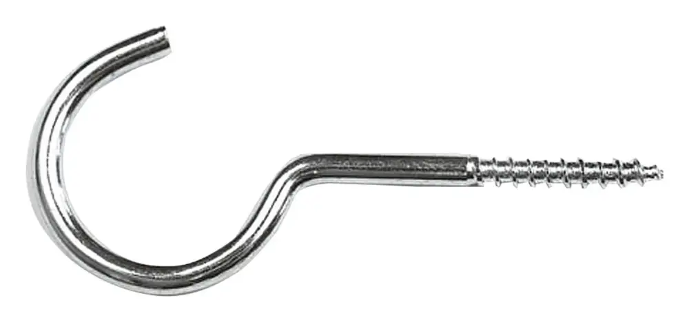 Hermann Lohmann Art. 11 Schraubhaken gebogen verzinkt 11 / 80 x 4,2 mm(Verpackungseinheit: 100Stück) Kracherpreis