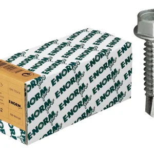 E-NORMpro Bohrschraube DIN 7504 Stahl galvanisch verzinkt mit Sechskantkopf K 5,5 x 50 mm(Verpackungseinheit: 100Stück) Knallerangebot