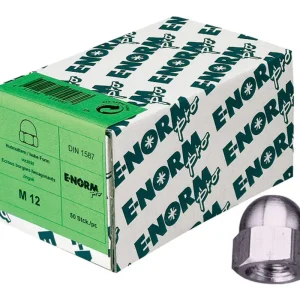 Wochenendangebot E-NORMpro Hutmutter DIN 1587 Edelstahl A2 M4(Verpackungseinheit: 200Stück)