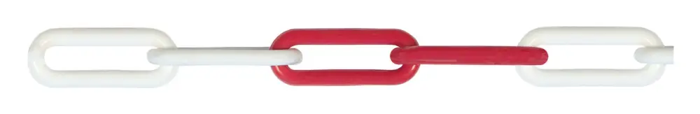 Billig Pösamo Kunststoffkette Polyethylen weiss 4 Rolle 30m (250 x 110)(Verpackungseinheit: 30Meter)