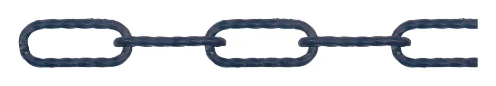 Geprüft Pösamo Zierkette 1843 feuerverzinkt-schwarz 3,4 mm Rolle 20m (250 x 93)(Verpackungseinheit: 20Meter)
