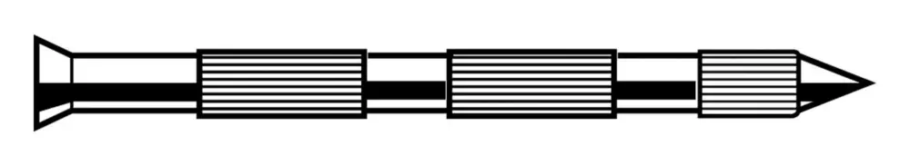 Preis Gesenkt Don Quichotte Stahlnagel Senkkopf geriffelt verzinkt 4,5 x 80 mm(Verpackungseinheit: 250Stück)