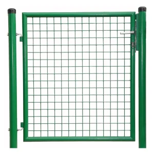 Billig Hadra Gartentor grün-beschichtet 1-flügelig 1000 x 1500 mm