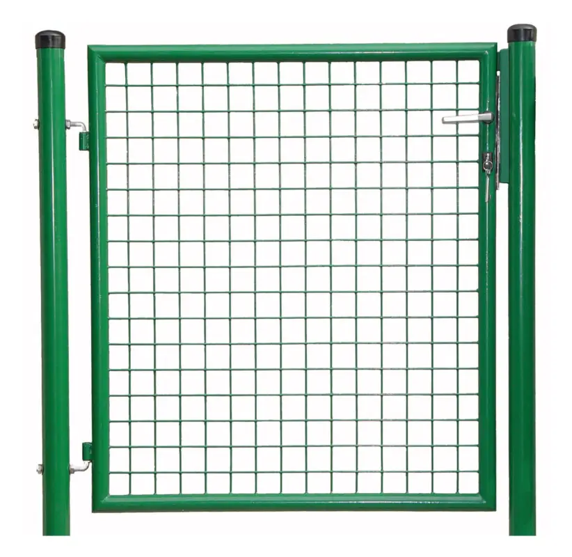 Billig Hadra Gartentor grün-beschichtet 1-flügelig 1000 x 1500 mm