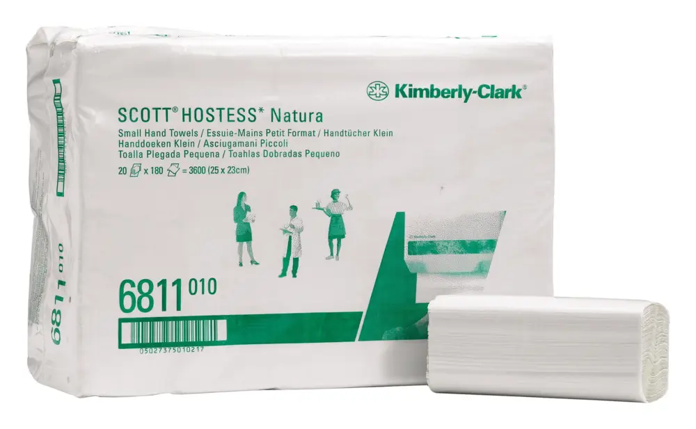 Sonderangebot Scott Natura Handtücher klein 2-lagig weiß