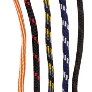 Abverkauf Barth Schnürsenkel 120 cm rund schwarz-grau-gelb(Verpackungseinheit: 6Paar)