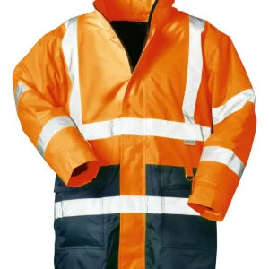 Safestyle Warnparka Größe L orange / blau Sonderangebot