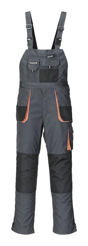 Top-Angebot Terratrend Job Latzhose Größe 48 - Dunkelgrau/Schwarz