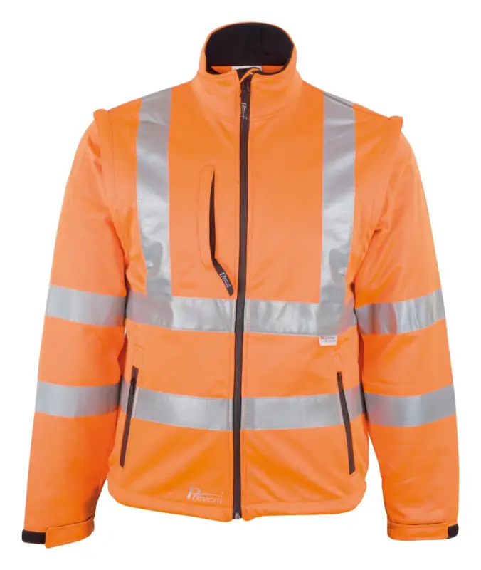Asatex Warnjacke Softshell Größe XL leuchtorange Nur Für Kurze Zeit