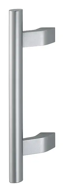 Hoppe Aluminium-Bügelgriff 5004, Stangenform 330 mm - stahlfarben matt Neuheit