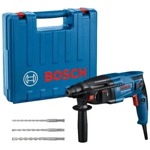 Abverkauf Bosch Professional Bohrhammer mit SDS plus GBH 2-21 mit 1x Bohrer SDS plus 6/8/10 mm - im Handwerkerkoffer