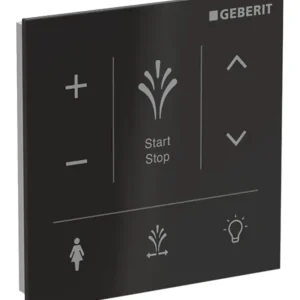 Neu Im Sortiment Geberit AquaClean Sela Wandbedienpanel - Glas Schwarz