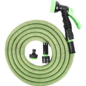 Floraworld Gartenschlauch verlängerbar bis 30m Classic Inkl. Armaturen-Set Kunststoff Preisknaller
