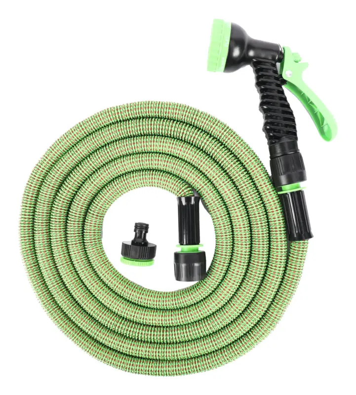 Floraworld Gartenschlauch verlängerbar bis 30m Classic Inkl. Armaturen-Set Kunststoff Preisknaller