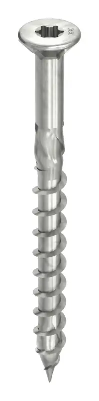 Heco TOPIX-plus Senkkopfschraube HD 5 x 60 TG Fräsrippen A4(Verpackungseinheit: 200Stück) Sichere Zahlung