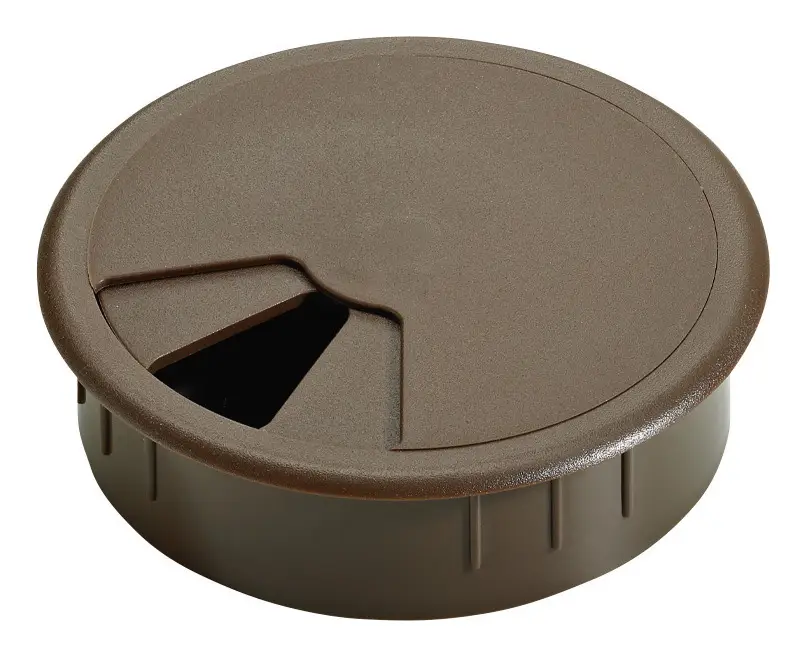 Hettich Kabeldurchlass, Ø 60 mm, braun Neue Ware