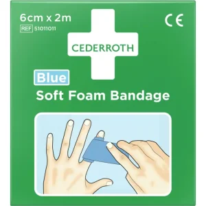 Cederroth Schaumbandage blau, 6 cm x 2 m Preiswert