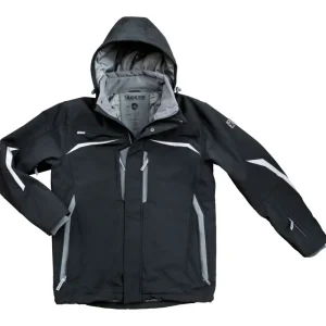 Excess Soft-Shell Winterjacke, Größe L, Allrounder, schwarz/grau Finale Aktion