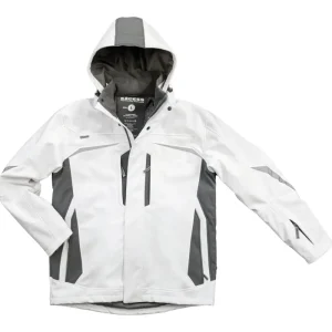 Excess Soft-Shell Winterjacke, Größe M, Allrounder, weiß/grau Günstig