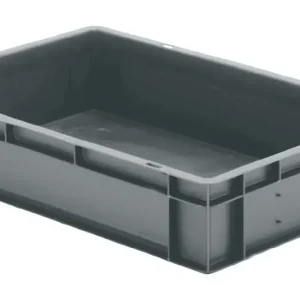 LA KA PE Stapeltransportkasten 600 x 400 x 120 mm grau(Verpackungseinheit: 2Stück) Saisonangebot