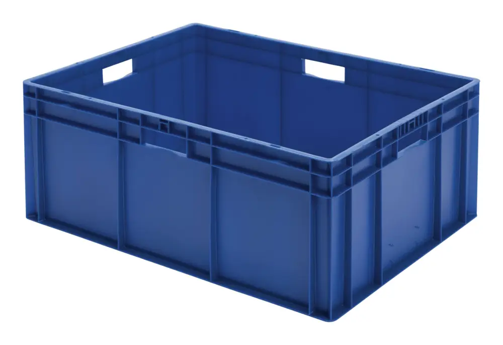 LA KA PE Stapeltransportkasten 800 x 600 x 320 mm blau Finale Aktion
